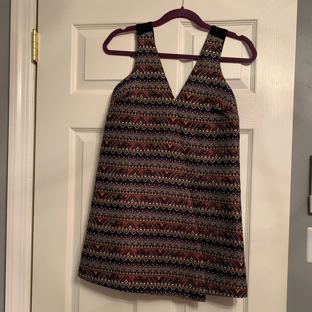 V-Neck multicolored dress